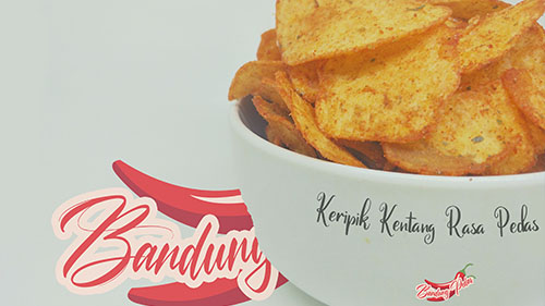 Keripik Kentang Rasa Pedas